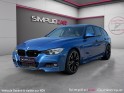 Bmw serie 3 touring f31 lci 318d 150 ch zf8 m sport / intérieur cuir m beige / sièges chauffants / hayon electrique /...