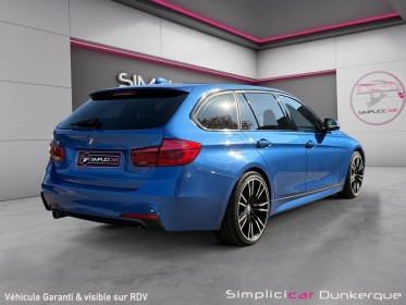 Bmw serie 3 touring f31 lci 318d 150 ch zf8 m sport / intérieur cuir m beige / sièges chauffants / hayon electrique /...