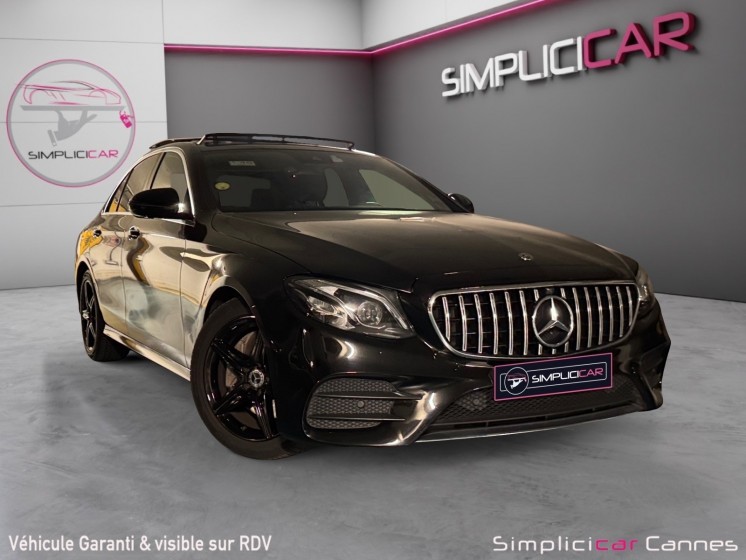 Mercedes classe e 220 d 9g-tronic amg line full option occasion cannes (06) simplicicar simplicibike france