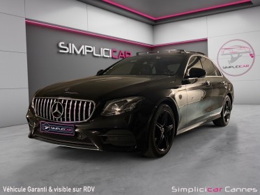 Mercedes classe e 220 d 9g-tronic amg line full option occasion cannes (06) simplicicar simplicibike france