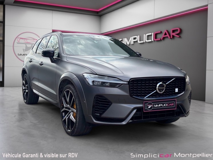 Volvo xc60 t8 recharge awd 310 ch  145 ch geartronic 8 polestar toit ouvrant sieges chauffants etc... garantie 12 mois...