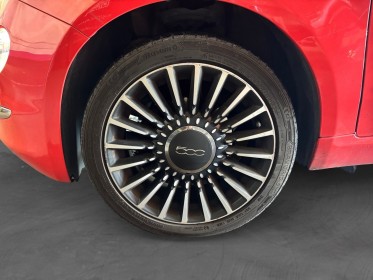 Fiat 500 my17 1.2 69 ch eco pack lounge, carplay, toit panoramique, régulateur, garantie 12 mois occasion montpellier (34)...