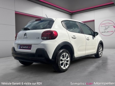 Citroen c3 business bluehdi 100 ss bvm carplay, régulateur, faible consommation, garantie 12 mois occasion montpellier (34)...