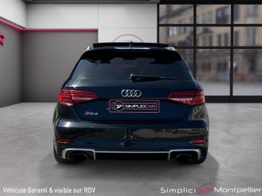 Audi rs3 sportback 2.5 tfsi 400 s tronic 7 quattro sans fap camera carplay toit ouvrant suivi complet audi occasion...