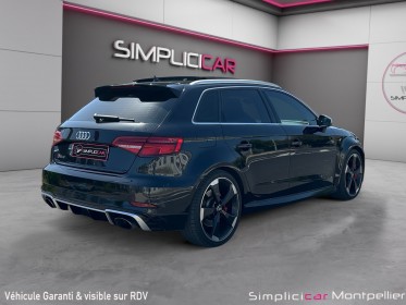Audi rs3 sportback 2.5 tfsi 400 s tronic 7 quattro sans fap camera carplay toit ouvrant suivi complet audi occasion...
