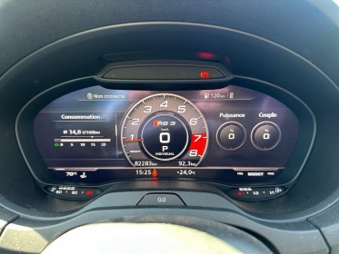 Audi rs3 sportback 2.5 tfsi 400 s tronic 7 quattro sans fap camera carplay toit ouvrant suivi complet audi occasion...