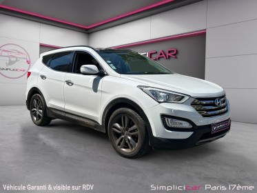 Hyundai santa fe 2.2 crdi 197 4wd pack premium limited 7pl garantie 12 mois occasion paris 17ème (75)(porte maillot)...