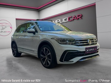 Volkswagen tiguan 1.4 ehybrid 245ch dsg6 r-line exclusive full option comme neuf occasion paris 17ème (75)(porte maillot)...