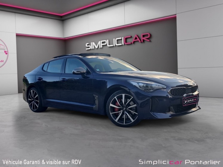Kia stinger 3.3 v6 t-gdi 370ch isg 4x4 bva8 gt occasion simplicicar pontarlier simplicicar simplicibike france