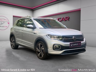 Volkswagen t-cross 1.0 tsi 110 start/stop dsg7 r-line tech/camera/garantie 12 mois/entretiens volkswagen occasion montreuil...