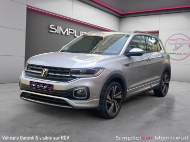 Volkswagen t-cross 1.0 tsi 110 start/stop dsg7 r-line tech/camera/garantie 12 mois/entretiens volkswagen occasion montreuil...