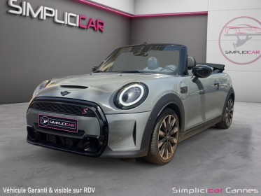 Mini cooper  2.0i 178ch s cabriolet occasion cannes (06) simplicicar simplicibike france