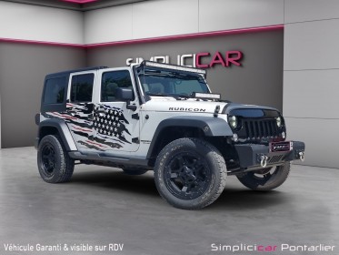 Jeep wrangler v6 3.6 pentastar 284 unlimited rubicon a occasion simplicicar pontarlier simplicicar simplicibike france