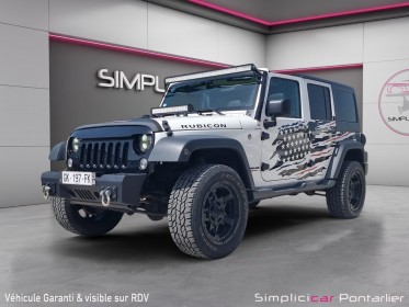 Jeep wrangler v6 3.6 pentastar 284 unlimited rubicon a occasion simplicicar pontarlier simplicicar simplicibike france