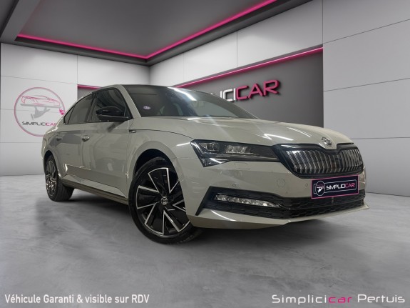 Skoda superb 1.4 tsi phev 218 ch dsg6 sportline // toit panoramique occasion simplicicar pertuis  simplicicar simplicibike...