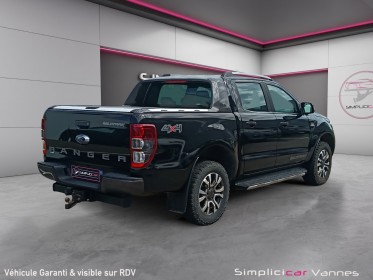 Ford ranger double cabine 3.2 tdci 200 4x4 bva6 wildtrak plateau coulissant  couvre benne alu garantie 12 mois occasion scl...