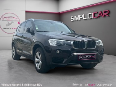 Bmw x3 f25 lci xdrive20d 190ch xline --garantie12mois-- occasion simplicicar valence - ksv  simplicicar simplicibike france