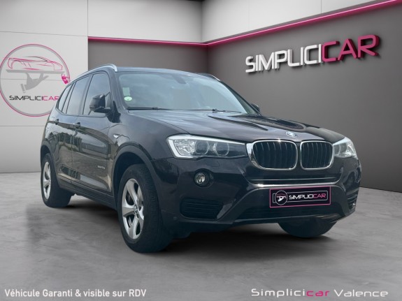 Bmw x3 f25 lci xdrive20d 190ch xline --garantie12mois-- occasion simplicicar valence - ksv  simplicicar simplicibike france