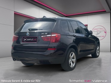 Bmw x3 f25 lci xdrive20d 190ch xline --garantie12mois-- occasion simplicicar valence - ksv  simplicicar simplicibike france
