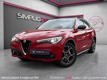 Alfa romeo stelvio 210 ch q4/carplay/attelage/toit ouvrant/camera radar/siÈgesvolant chauffants occasion simplicicar salon...