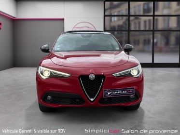 Alfa romeo stelvio 210 ch q4/carplay/attelage/toit ouvrant/camera radar/siÈgesvolant chauffants occasion simplicicar salon...