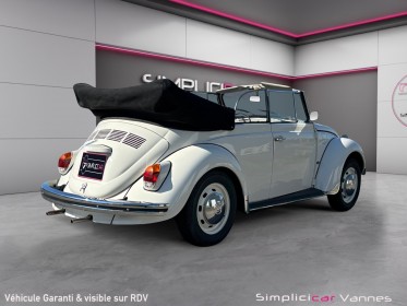 Volkswagen coccinelle 1302 cabriolet garantie 12 mois moteur, boite, pont occasion scl 56 - simplicicar vannes simplicicar...