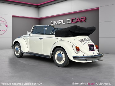 Volkswagen coccinelle 1302 cabriolet garantie 12 mois moteur, boite, pont occasion scl 56 - simplicicar vannes simplicicar...