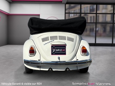 Volkswagen coccinelle 1302 cabriolet garantie 12 mois moteur, boite, pont occasion scl 56 - simplicicar vannes simplicicar...