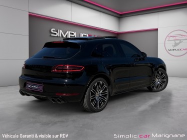 Porsche macan turbo 3.6 v6 440 ch pack performance pdk - suivi porshe - toit - pdls - keyless-go - chrono occasion...