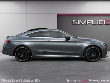 Mercedes classe c coupe 63 mercedes-amg speedshift mct amg - francaise - suivi complet mercedes - toit ouvrant - garantie...