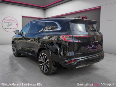 Renault espace vi 1.2 e-tech full hybrid 200 ch iconic 7 places, toit panoramique, caméra 360, garantie renault occasion...