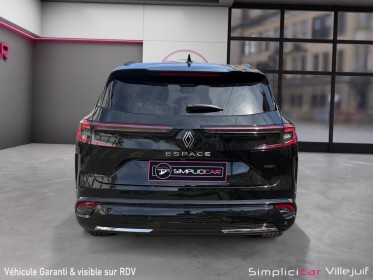 Renault espace vi 1.2 e-tech full hybrid 200 ch iconic 7 places, toit panoramique, caméra 360, garantie renault occasion...