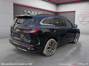 Renault espace vi 1.2 e-tech full hybrid 200 ch iconic 7 places, toit panoramique, caméra 360, garantie renault occasion...