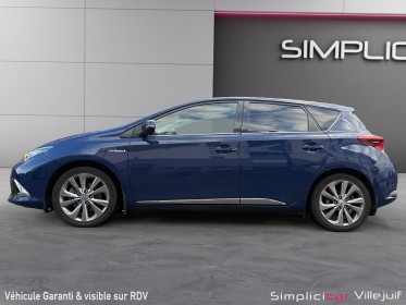 Toyota auris hybride 136 cv lounge toit panoramique, sièges chauffants, full entretien toyota, garantie 12 mois occasion...