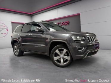 Jeep grand cherokee v6 3.0 crd 250 overland a - garantie 12 mois occasion simplicicar lyon ouest simplicicar simplicibike...