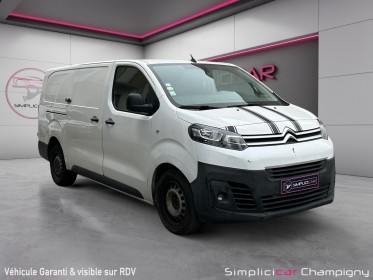 Citroen jumpy fourgon xl bluehdi 120 - carplay - serrures - aménagement bois - clim occasion champigny-sur-marne (94)...
