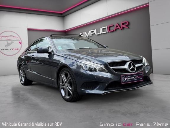 Mercedes classe e coupe 200 executive entretien à jour/faible kilométrage/toit ouvrant/sièges chauffant occasion paris...