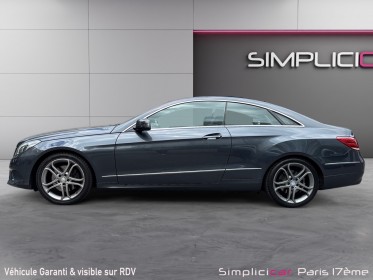 Mercedes classe e coupe 200 executive entretien à jour/faible kilométrage/toit ouvrant/sièges chauffant occasion paris...