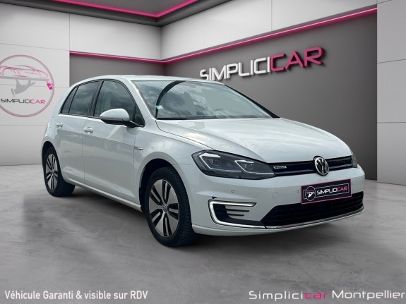 Volkswagen e-golf 136 ch electrique camera kit main libre carplay batterie garantie 2027 suivi volkswagen occasion...