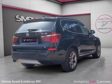 Bmw x3 f25 lci xdrive20d 190ch xline a occasion cannes (06) simplicicar simplicibike france