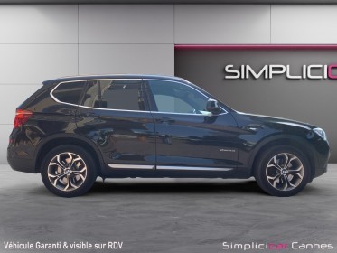 Bmw x3 f25 lci xdrive20d 190ch xline a occasion cannes (06) simplicicar simplicibike france