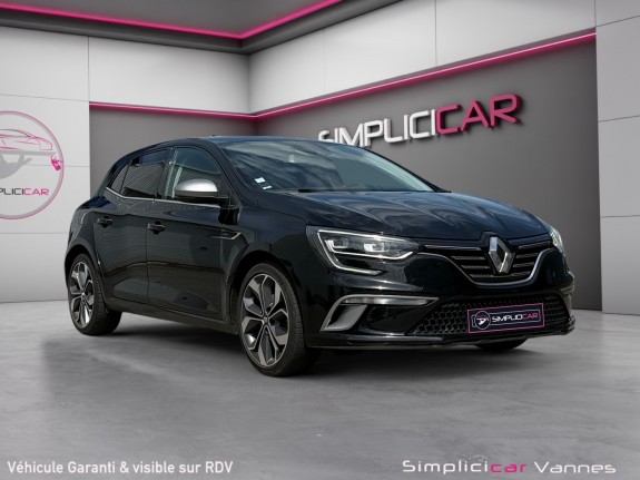 Renault megane iv berline tce 140 edc fap gt-line, bose, grand écran carplay, garantie 12 mois occasion scl 56 - simplicicar...