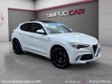 Alfa romeo stelvio my19 2.9 v6 510ch q4 at8 quadrifoglio/harman kardon/alarme/toit ouvrant/pack carbone/sieges avant...