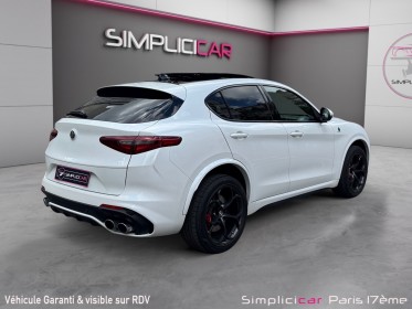 Alfa romeo stelvio my19 2.9 v6 510ch q4 at8 quadrifoglio/harman kardon/alarme/toit ouvrant/pack carbone/sieges avant...