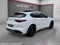 Alfa romeo stelvio my19 2.9 v6 510ch q4 at8 quadrifoglio/harman kardon/alarme/toit ouvrant/pack carbone/sieges avant...