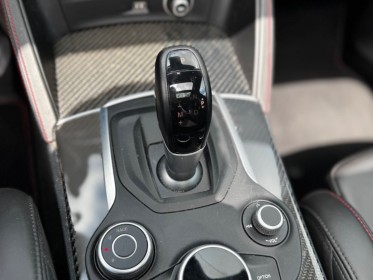 Alfa romeo stelvio my19 2.9 v6 510ch q4 at8 quadrifoglio/harman kardon/alarme/toit ouvrant/pack carbone/sieges avant...