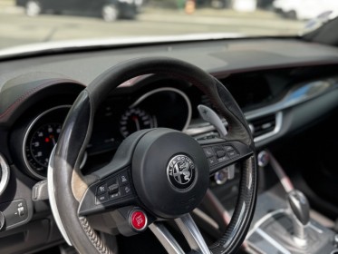 Alfa romeo stelvio my19 2.9 v6 510ch q4 at8 quadrifoglio/harman kardon/alarme/toit ouvrant/pack carbone/sieges avant...