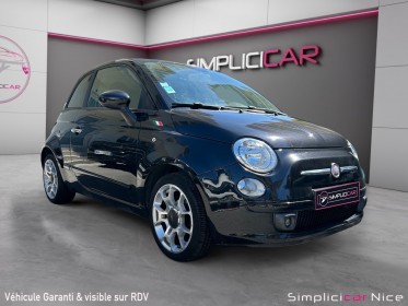 Fiat 500 1.2 8v 69 ch ss sport occasion  simplicicar vaucresson nice - pfvauto simplicicar simplicibike france