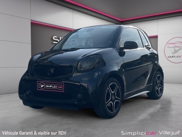 Smart fortwo coupe 0.9 90 ch ss ba6 prime, caméra de recul, siège chauffants, toit panoramique, garantie 12 mois occasion...