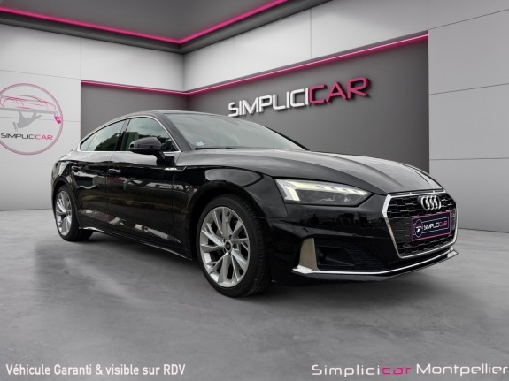 Audi a5 sportback 204ch design garantie 12 mois camÉra de recul carplay sieges chauffants occasion montpellier (34)...